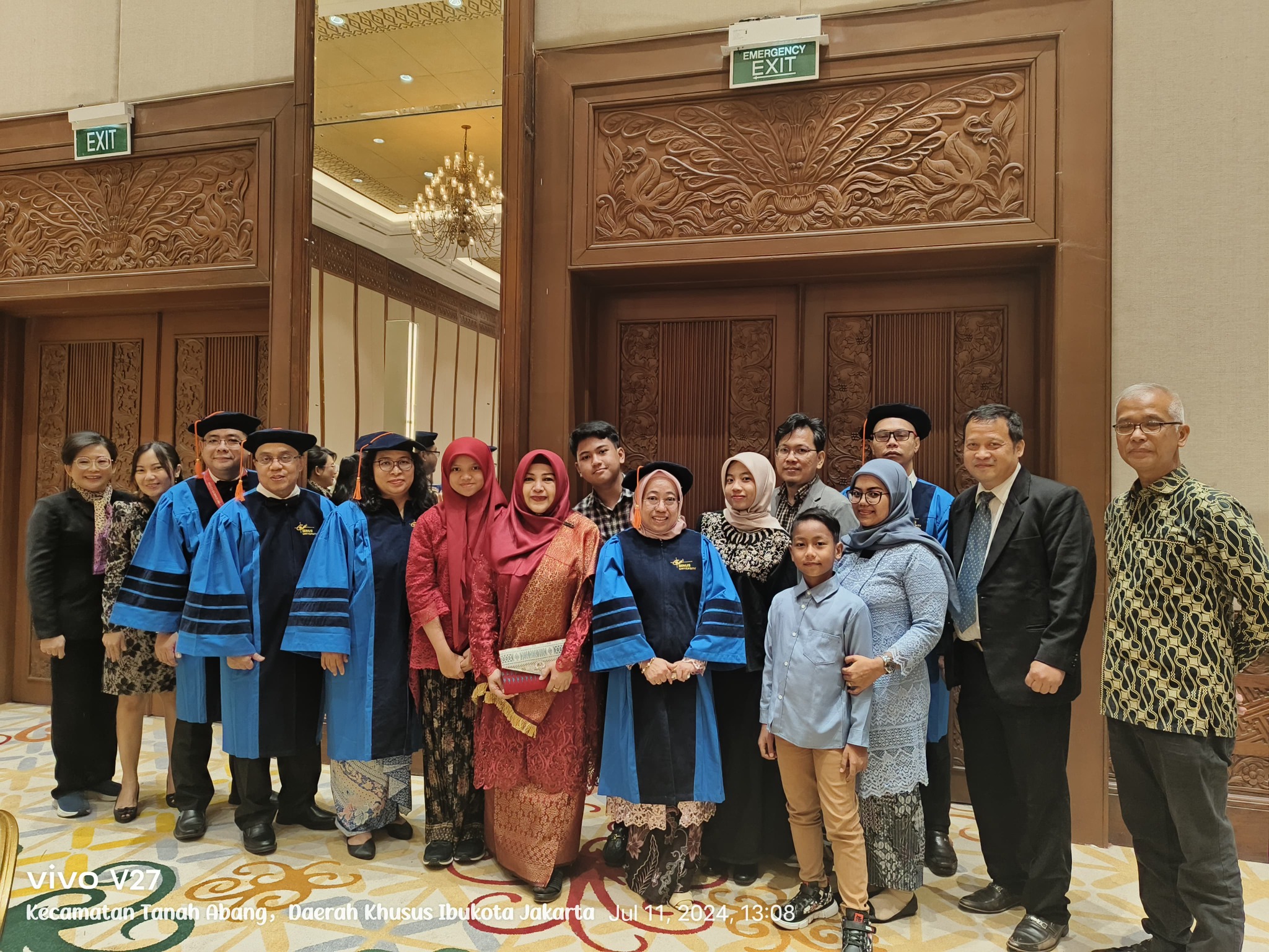 Momen wisuda doktor