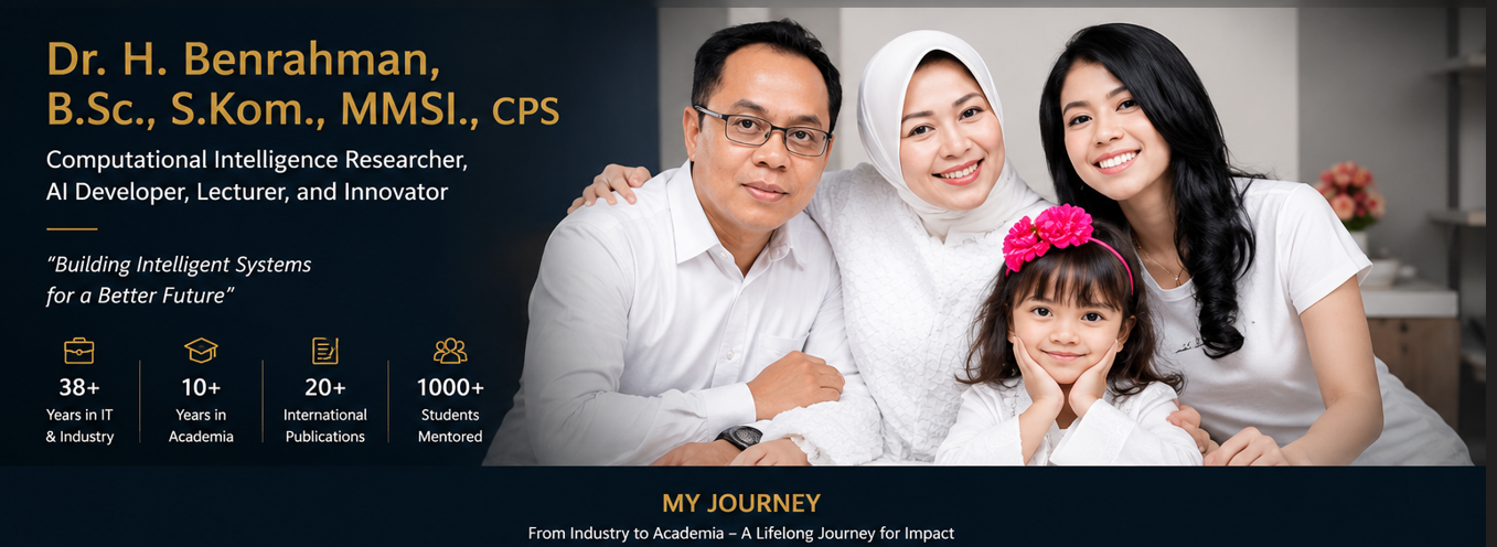 Dr. H. Benrahman bersama keluarga — perjalanan, inspirasi, dan masa depan